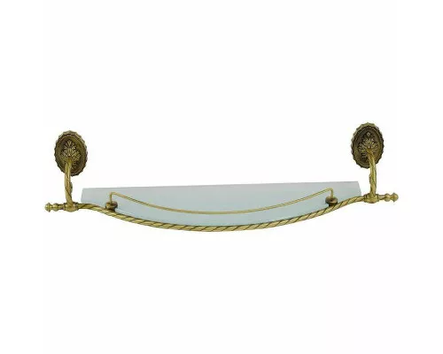 Купить Стеклянная полка Migliore Edera 16898 Бронза в магазине сантехники Santeh-Crystal.ru