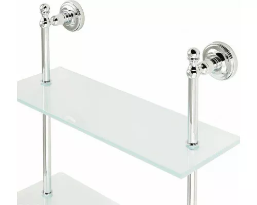 Заказать Стеклянная полка Migliore Mirella 17232 Хром в магазине сантехники Santeh-Crystal.ru
