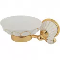 Мыльница Migliore Olivia 17508 Золото Белая