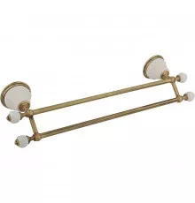 Полотенцедержатель Migliore Olivia 17439 двойной Бронза Белый