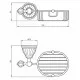 Купить Полка корзина Migliore Olivia 17564 Хром Белый в магазине сантехники Santeh-Crystal.ru