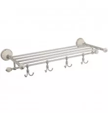 Полка для полотенец Migliore Olivia 17496 Хром Белый