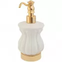 Дозатор для жидкого мыла Migliore Olivia 17452 Золото Белый
