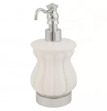 Дозатор для жидкого мыла Migliore Olivia 17483 Хром Белый