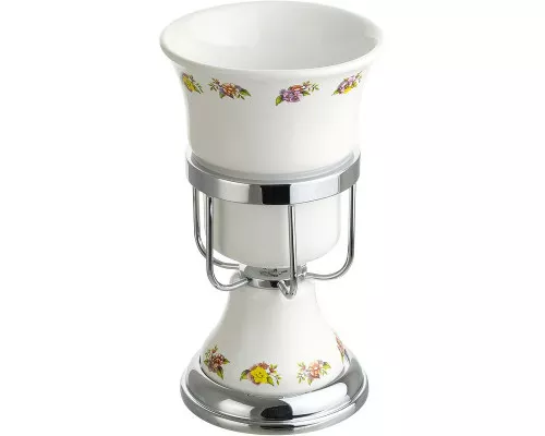 Заказать Стакан для зубных щеток Migliore Provance 17679 Хром Белый в магазине сантехники Santeh-Crystal.ru