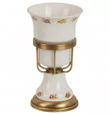 Стакан для зубных щеток Migliore Provance 17644 Бронза Белый