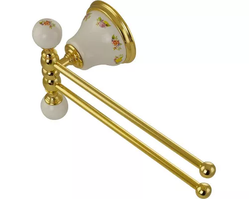 Купить Полотенцедержатель Migliore Provance 17704 поворотный Золото в магазине сантехники Santeh-Crystal.ru