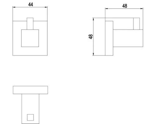 Заказать Крючок Timo Selene 17011/17 Золото матовое в магазине сантехники Santeh-Crystal.ru