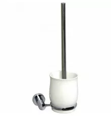 Ершик для унитаза WasserKRAFT K-24227 Хром Белый