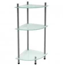 Напольная стеклянная полка WasserKRAFT K-4133 Хром