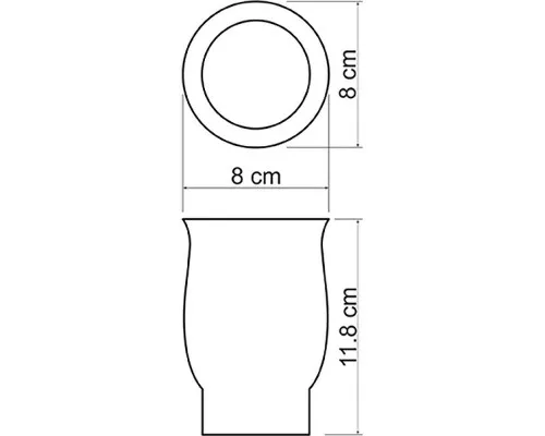 Заказать Стакан для зубных щеток WasserKRAFT K-C184 Белый в магазине сантехники Santeh-Crystal.ru