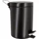 Купить Ведро для мусора WasserKRAFT K-633B Черное в магазине сантехники Santeh-Crystal.ru
