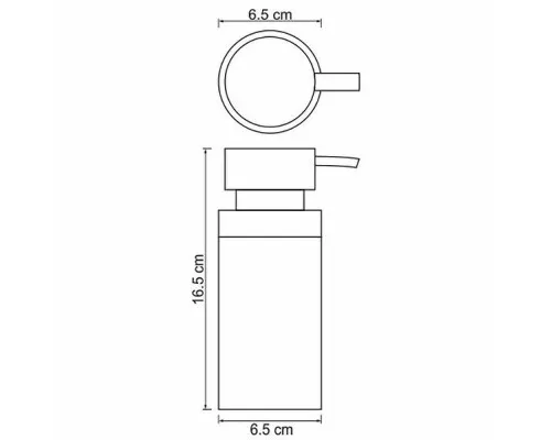 Купить Дозатор для жидкого мыла WasserKRAFT Berkel K-4999 Хром в магазине сантехники Santeh-Crystal.ru