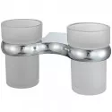 Стакан для зубных щеток WasserKRAFT Berkel K-6828D двойной Хром Стакан для зубных щеток WasserKRAFT Berkel K-6828D двойной Хром
