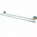 Полотенцедержатель WasserKRAFT Diemel K-2240 двойной Хром Полотенцедержатель WasserKRAFT Diemel K-2240 двойной Хром