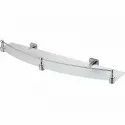 Стеклянная полка WasserKRAFT Dill K-3944 Хром Стеклянная полка WasserKRAFT Dill K-3944 Хром