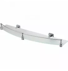 Стеклянная полка WasserKRAFT Dill K-3944 Хром