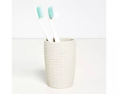 Заказать Стакан для зубных щеток WasserKRAFT Dinkel K-4628 Белый матовый в магазине сантехники Santeh-Crystal.ru