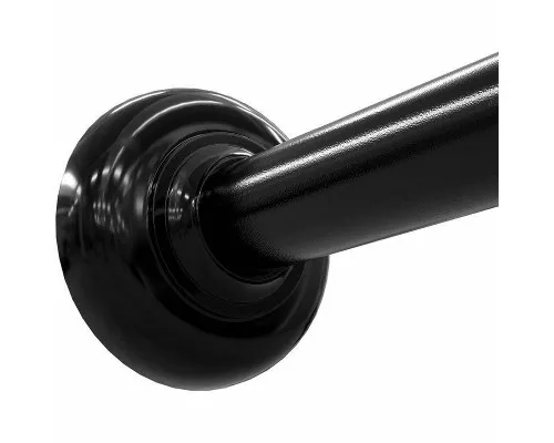 Купить Карниз для ванны WasserKRAFT Elbe 180x90 SC-729018 Черный в магазине сантехники Santeh-Crystal.ru