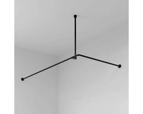 Купить Карниз для ванны WasserKRAFT Elbe 180x90 SC-729018 Черный в магазине сантехники Santeh-Crystal.ru