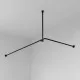 Купить Карниз для ванны WasserKRAFT Elbe 180x90 SC-729018 Черный в магазине сантехники Santeh-Crystal.ru
