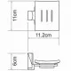 Купить Мыльница WasserKRAFT Exter K-5229 Светлая бронза в магазине сантехники Santeh-Crystal.ru