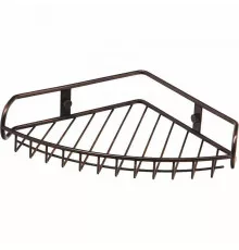 Полка корзина WasserKRAFT Isar K-1711 угловая Темная бронза