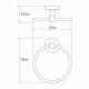 Приобрести Кольцо для полотенец WasserKRAFT Isen K-4060 Хром в магазине сантехники Santeh-Crystal.ru