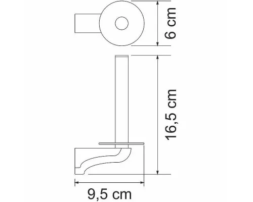 Купить Держатель запасного рулона WasserKRAFT Kammel K-8397 Хром в магазине сантехники Santeh-Crystal.ru
