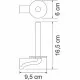 Купить Держатель запасного рулона WasserKRAFT Kammel K-8397 Хром в магазине сантехники Santeh-Crystal.ru