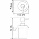 Купить Дозатор для жидкого мыла WasserKRAFT Kammel K-8399W Белый матовый в магазине сантехники Santeh-Crystal.ru