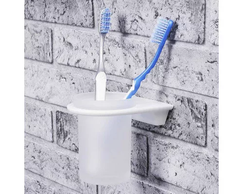 Приобрести Стакан для зубных щеток WasserKRAFT Kammel K-8328W Белый матовый в магазине сантехники Santeh-Crystal.ru