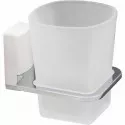 Стакан для зубных щеток WasserKRAFT Leine K-5028W Хром Белый
