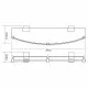 Купить Стеклянная полка WasserKRAFT Leine K-5044W Хром Белая в магазине сантехники Santeh-Crystal.ru
