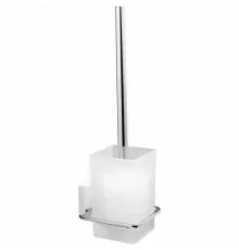 Ершик для унитаза WasserKRAFT Leine K-5027W Хром Белый