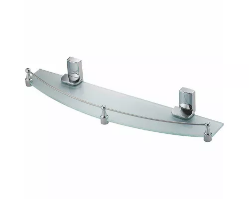 Заказать Стеклянная полка WasserKRAFT Leine K-5044 Хром в магазине сантехники Santeh-Crystal.ru