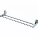 Полотенцедержатель WasserKRAFT Leine K-5040 двойной Хром