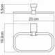 Купить Кольцо для полотенец WasserKRAFT Leine K-5060 Хром в магазине сантехники Santeh-Crystal.ru