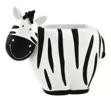 Стакан для зубных щеток WasserKRAFT Lippe K-8128A Белый  Черный матовый