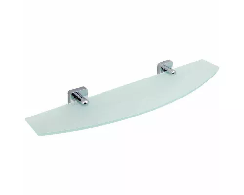 Купить Стеклянная полка WasserKRAFT Lippe K-6524 Хром в магазине сантехники Santeh-Crystal.ru