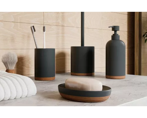 Заказать Стакан для зубных щеток WasserKRAFT Lopau K-3328 Серый в магазине сантехники Santeh-Crystal.ru