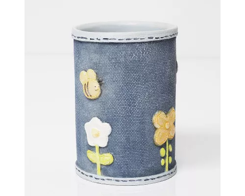 Приобрести Стакан для зубных щеток WasserKRAFT Lossa K-3428 Синий в магазине сантехники Santeh-Crystal.ru