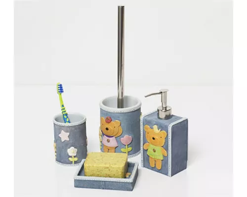 Приобрести Стакан для зубных щеток WasserKRAFT Lossa K-3428 Синий в магазине сантехники Santeh-Crystal.ru