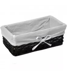 Корзина для аксессуаров WasserKRAFT Lossa WB-120-M Темно-коричневая