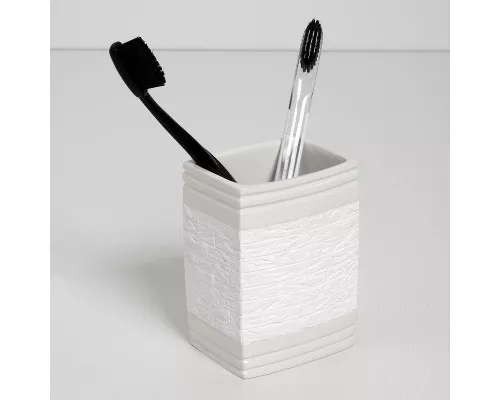 Купить Стакан для зубных щеток WasserKRAFT Main K-4728 Белый матовый в магазине сантехники Santeh-Crystal.ru