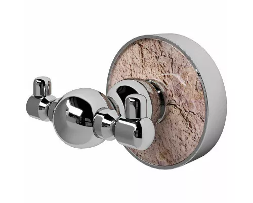 Купить Двойной крючок WasserKRAFT Nau K-7723D Хром в магазине сантехники Santeh-Crystal.ru
