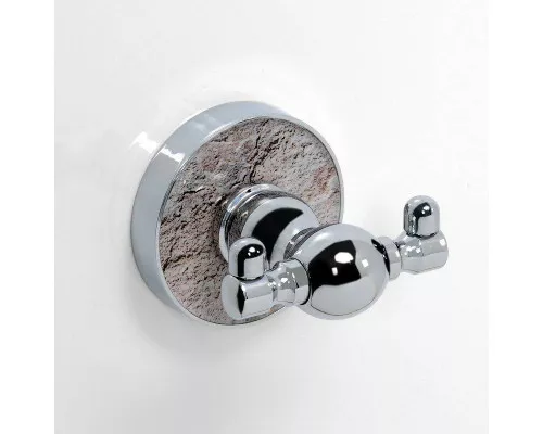 Купить Двойной крючок WasserKRAFT Nau K-7723D Хром в магазине сантехники Santeh-Crystal.ru