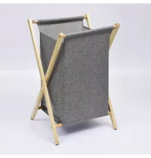 Корзина для белья WasserKRAFT Nau WB-772-L Серая