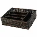 Корзина для аксессуаров WasserKRAFT Neime WB-190-L Темно-коричневая Корзина для аксессуаров WasserKRAFT Neime WB-190-L Темно-коричневая