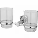 Стакан для зубных щеток WasserKRAFT Oder K-3028D двойной Хром Стакан для зубных щеток WasserKRAFT Oder K-3028D двойной Хром
